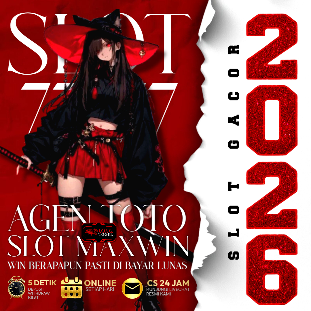 Banner LONGTOGEL tema merah gaming